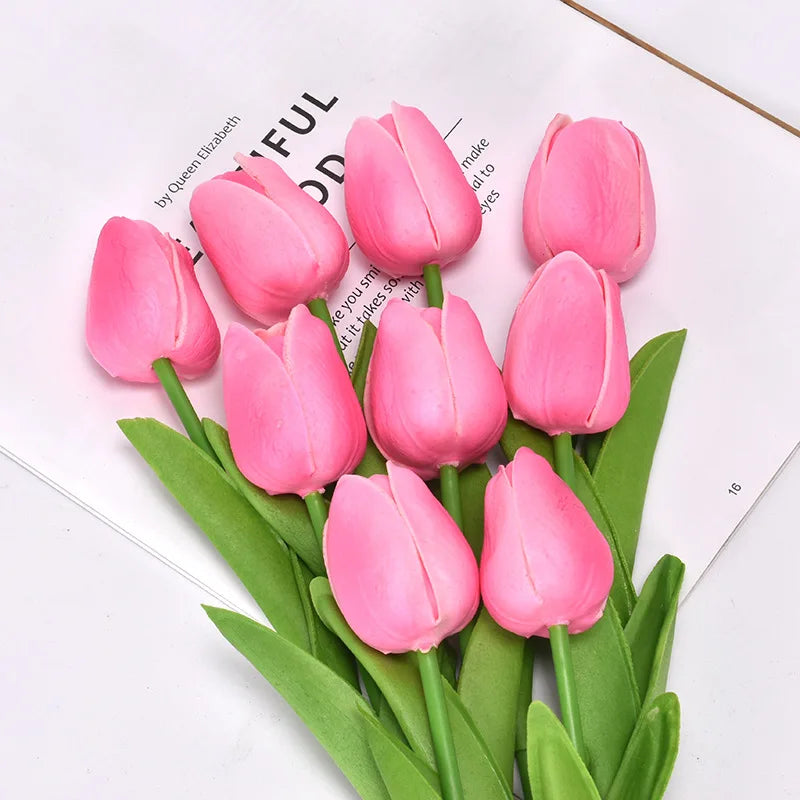 Artificial Tulip PE Foam Bouquet