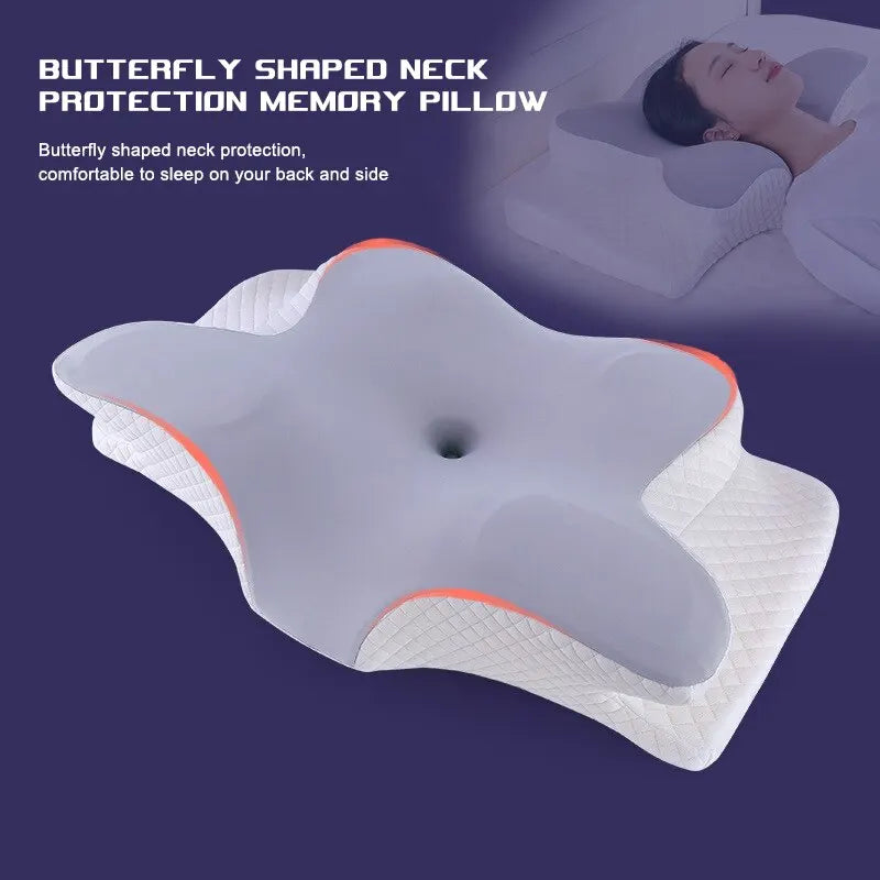 Orthopedic Memory Foam Pillow for Neck Pain Relief