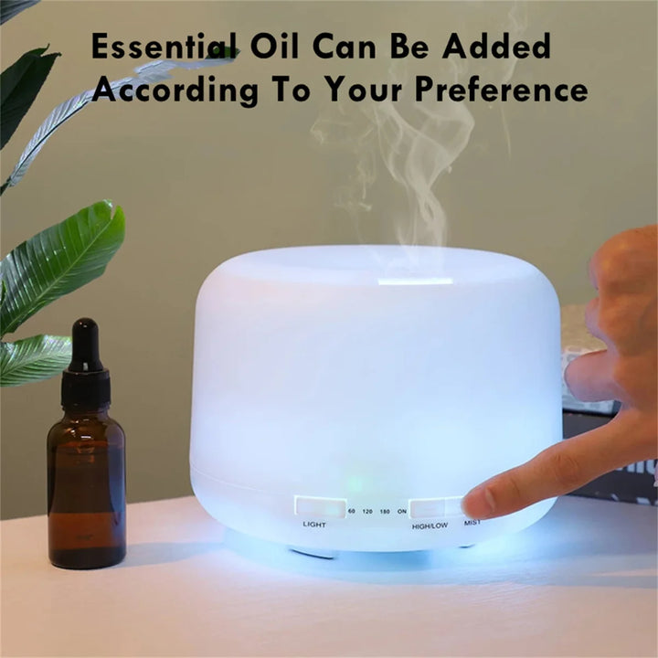 Air Humidifier Essential Oil Diffuser with Colorful Night Lights