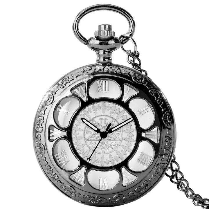 Vintage Kuroshitsuji Black Butler Quartz Pocket Watch