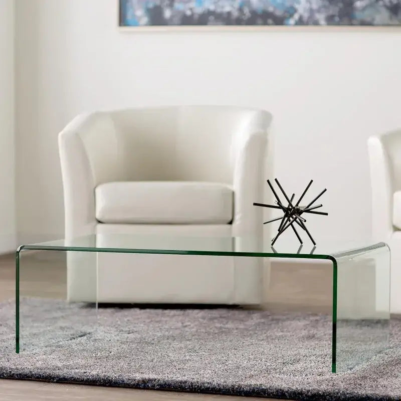 2-Tier Modern Side Coffee Table for Living Room