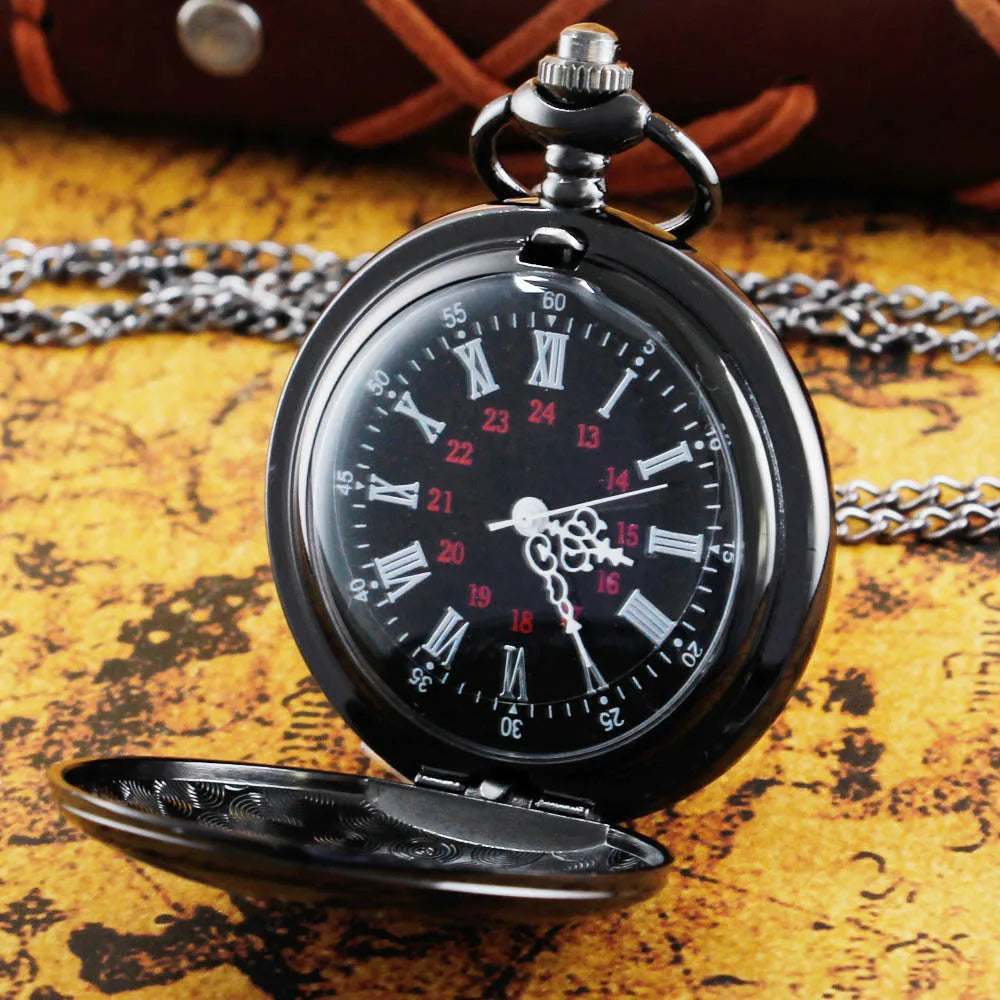 Vintage Quartz Pocket Watch for Men - Dad Design