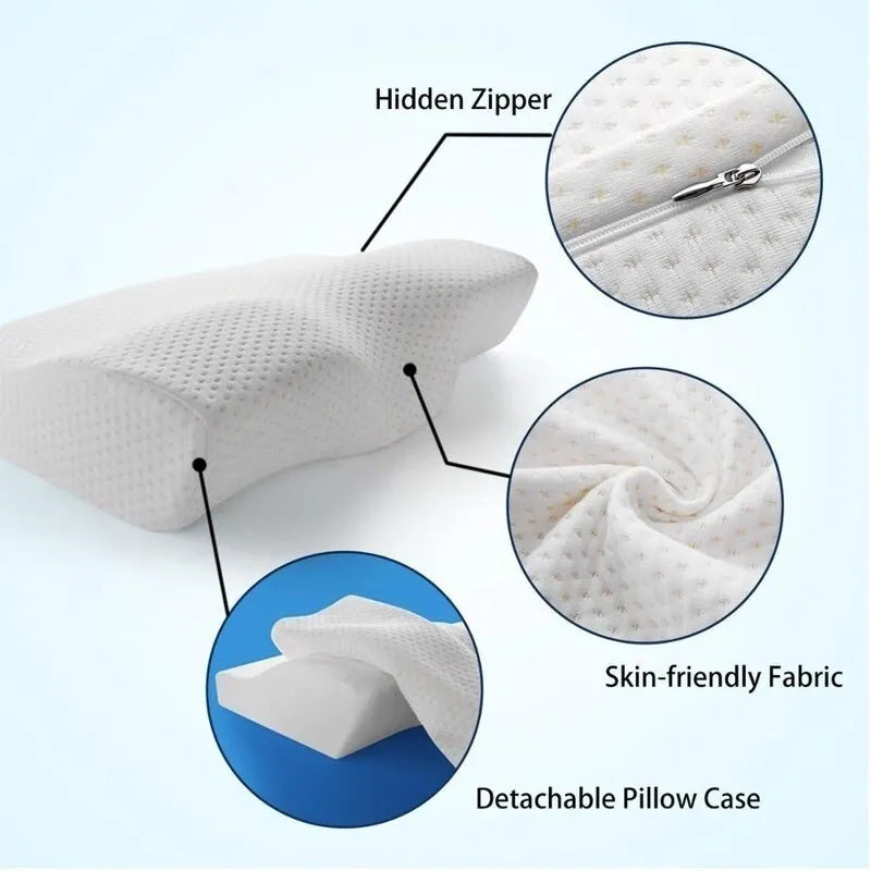 Orthopedic Memory Foam Pillow for Neck Support