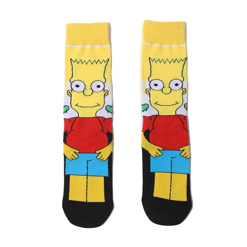 Funny Simpsons Cartoon Socks