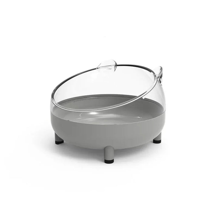 Stainless Steel Cat Bowl with Non-Slip Base - 15 Degree Tilt