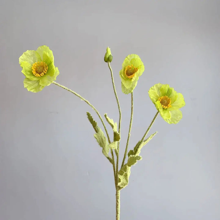 Artificial Poppy Silk Flowers