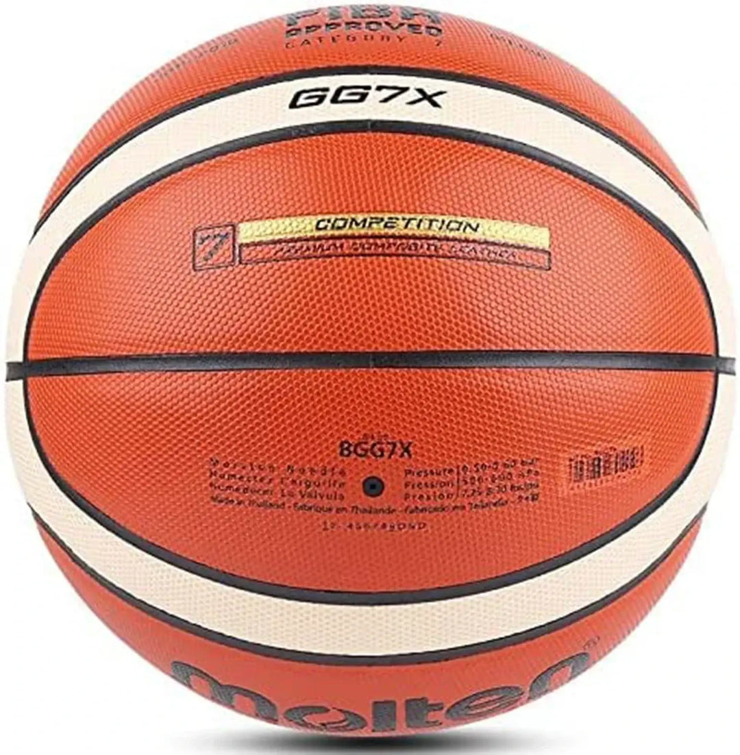 Indoor & Outdoor Basketball FIBA Approved Size 7  PU Leather