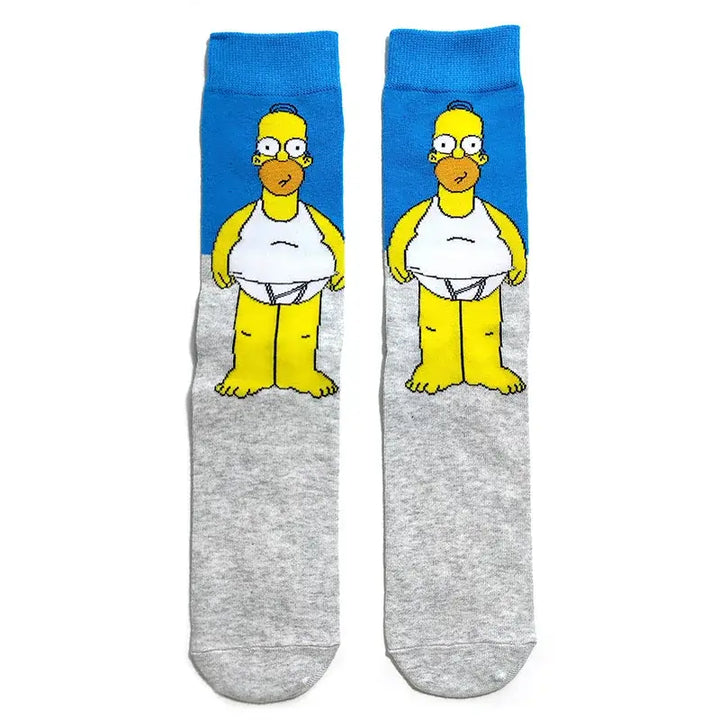 Funny Simpsons Cartoon Socks