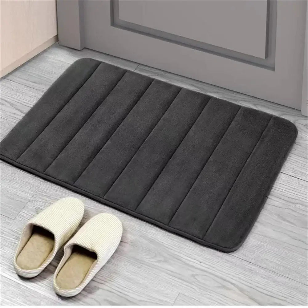 Super Absorbent Non-Slip Bath Mat - Soft Memory Foam Rug