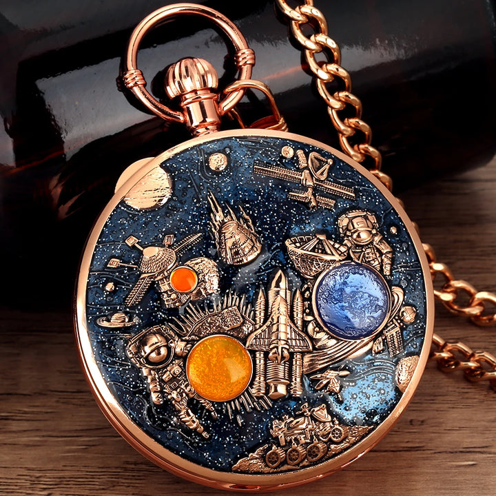 Space Series Music Pocket Watch - Unique Collectible Gift