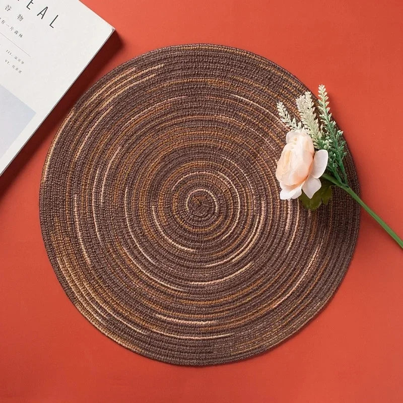 Elegant Ramie Linen Placemats for Dining | Home Decor