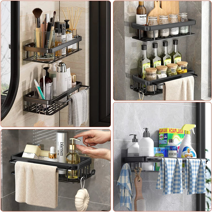 Shelf Organizer: No-Drill Storage Solution for Bathroom Accessories