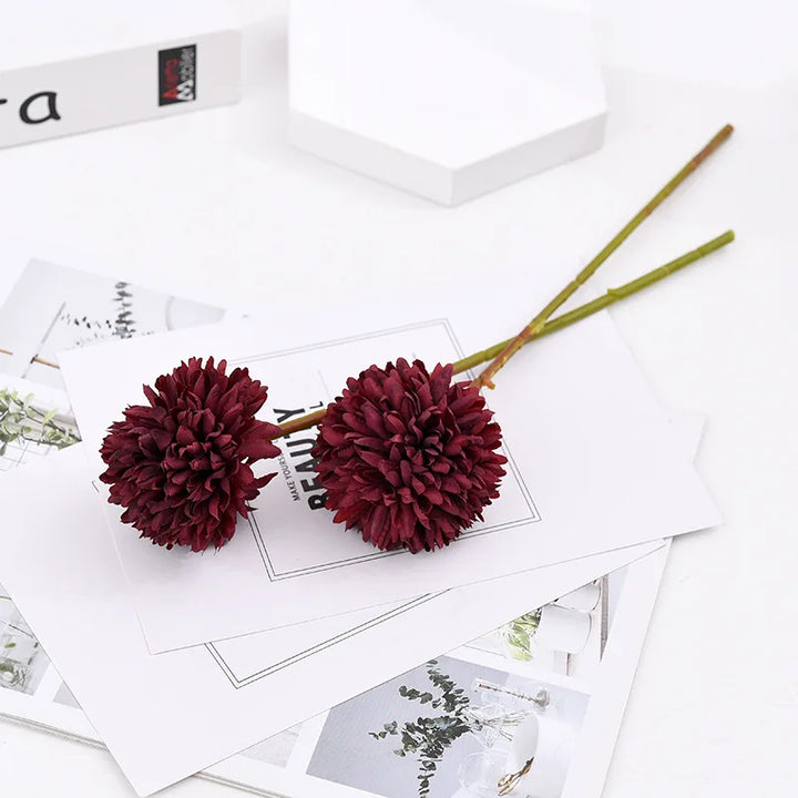 Artificial Chrysanthemum Dandelion Ball Flower