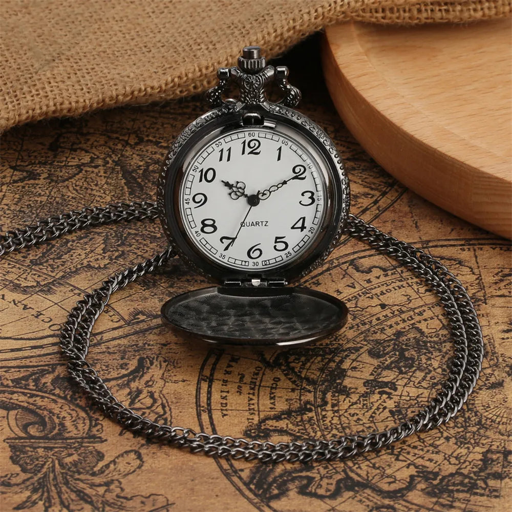 Vintage Kuroshitsuji Black Butler Quartz Pocket Watch