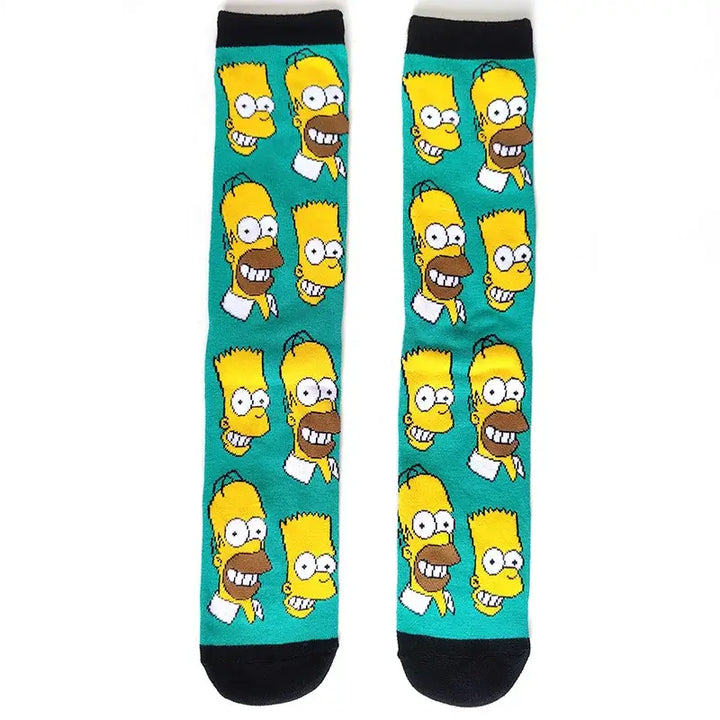 Funny Simpsons Cartoon Socks