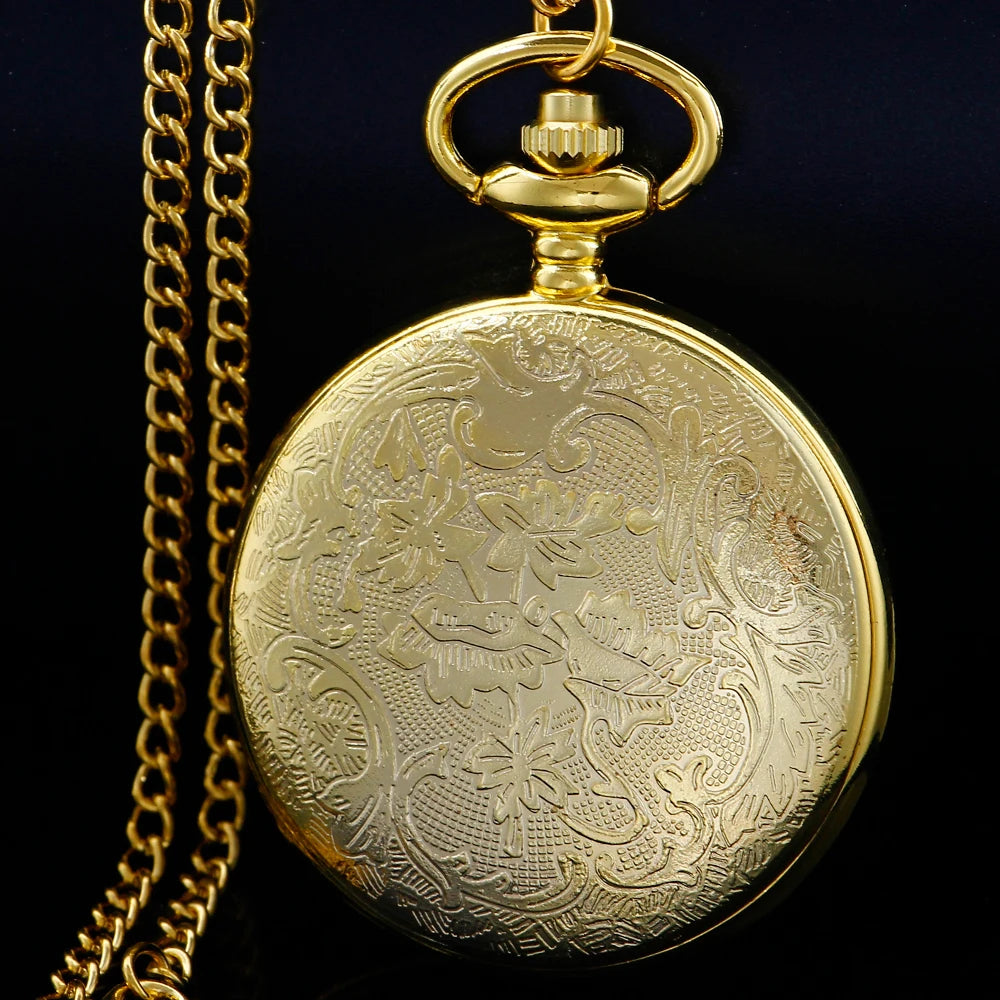 Silver Dragon-Shaped Pocket Watch