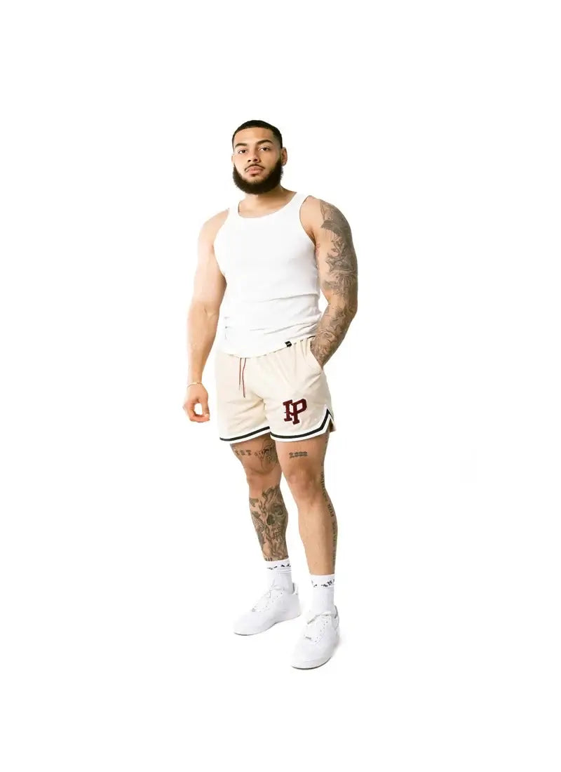 Men's Basketball Shorts with Embroidered Logo