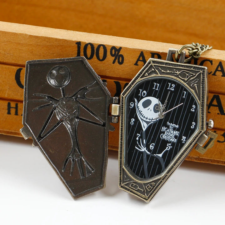 Skeleton Pocket Watch - Ideal Halloween and Christmas Gift