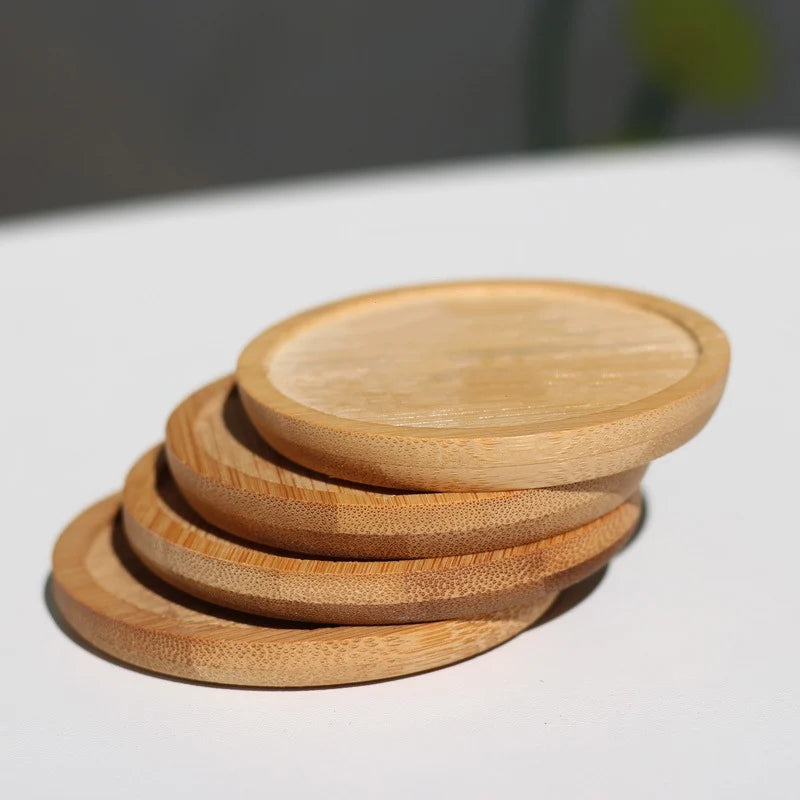 Waterproof Bamboo Coaster Tray