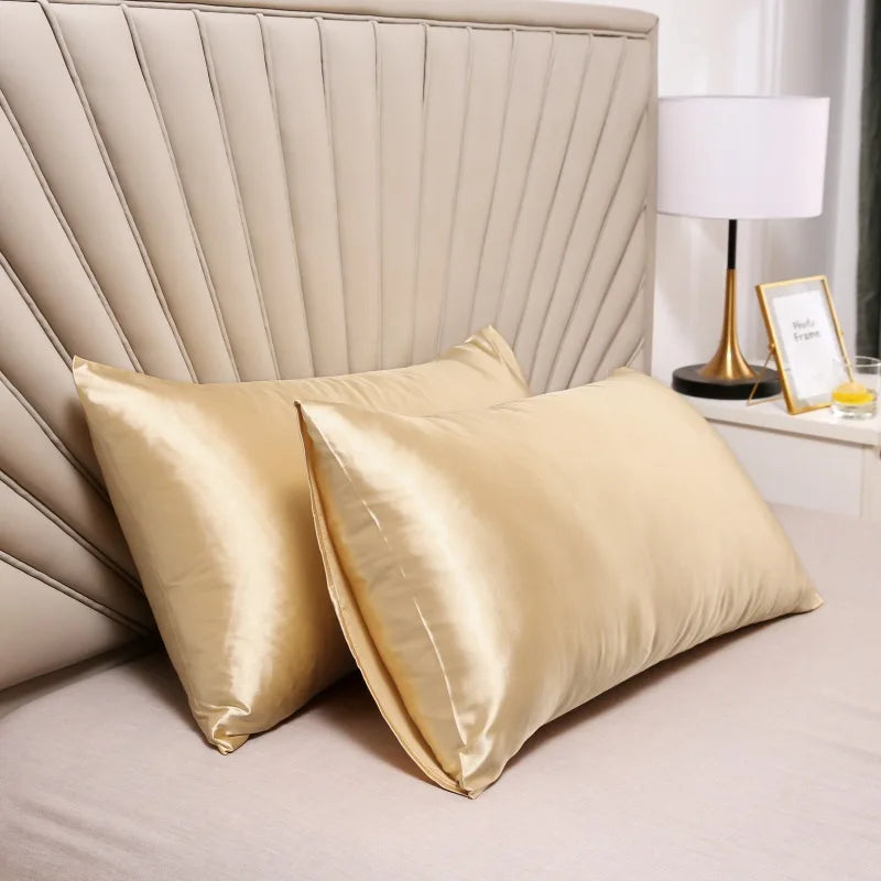 Cotton Pillowcase with a High-Quality Satin Finish