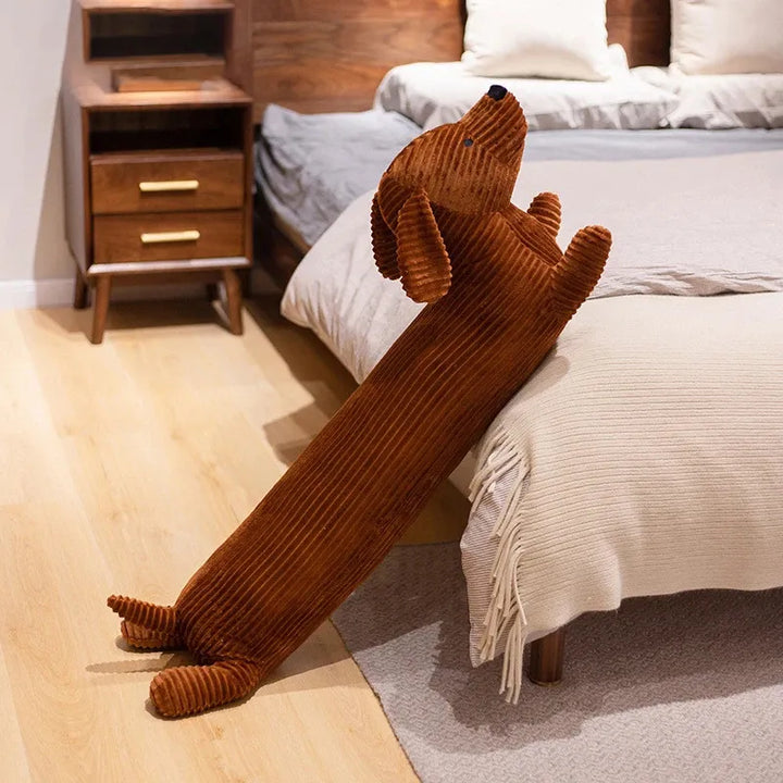 Brown Dachshund Dog Pillow