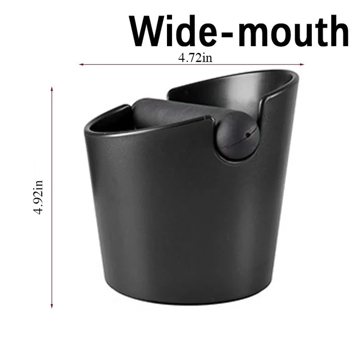 Espresso Knock Box: Shock-Absorbent Coffee Grind Dump Bin