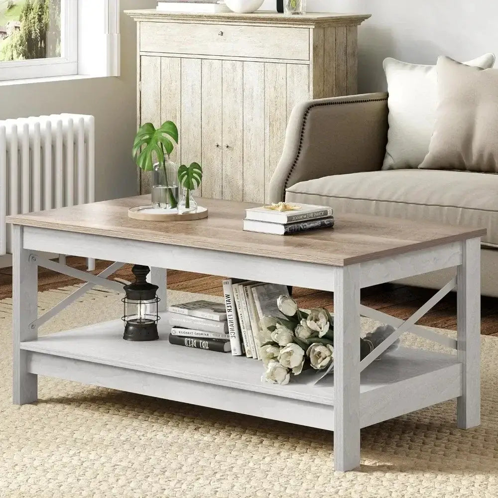 Coffee Table with Storage for Living Room