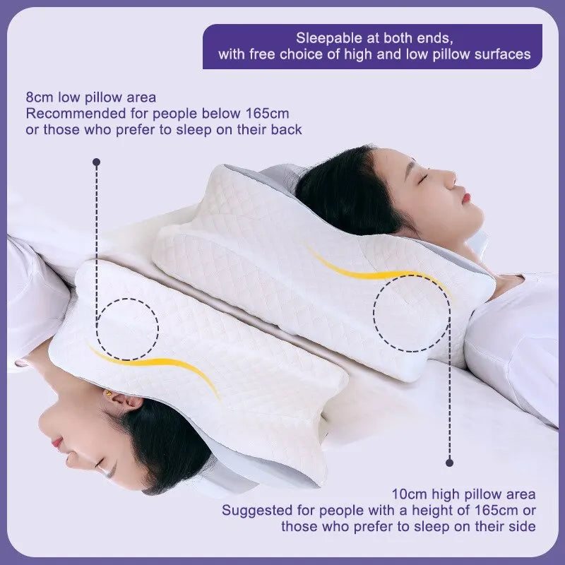 Orthopedic Memory Foam Pillow for Neck Pain Relief