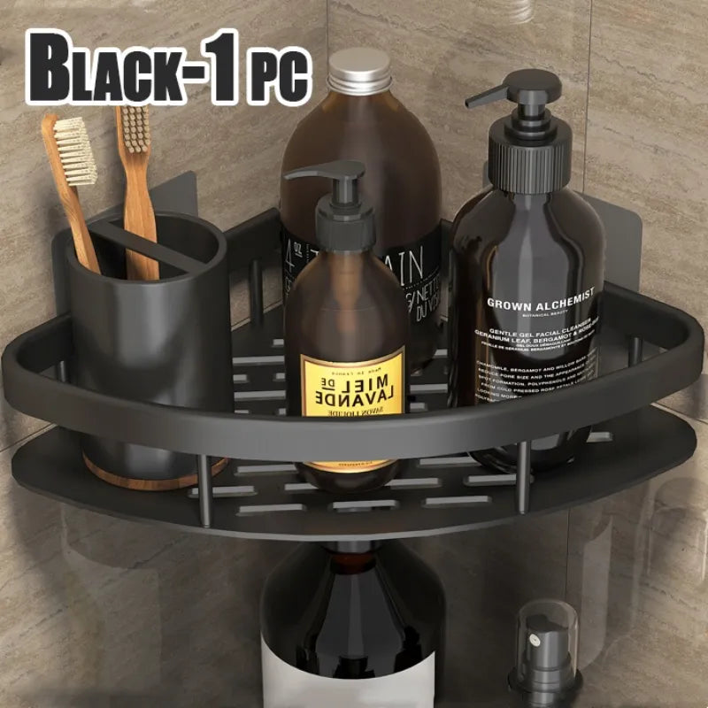 Shelf Organizer: No-Drill Storage Solution for Bathroom Accessories