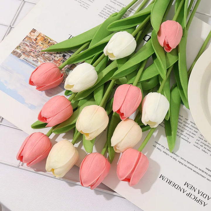 Artificial Tulip PE Foam Bouquet