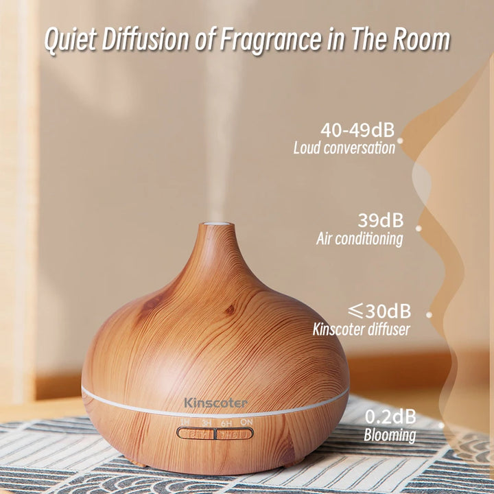 High Quality Wood Grain Aromatherapy Essential Oil Diffuser