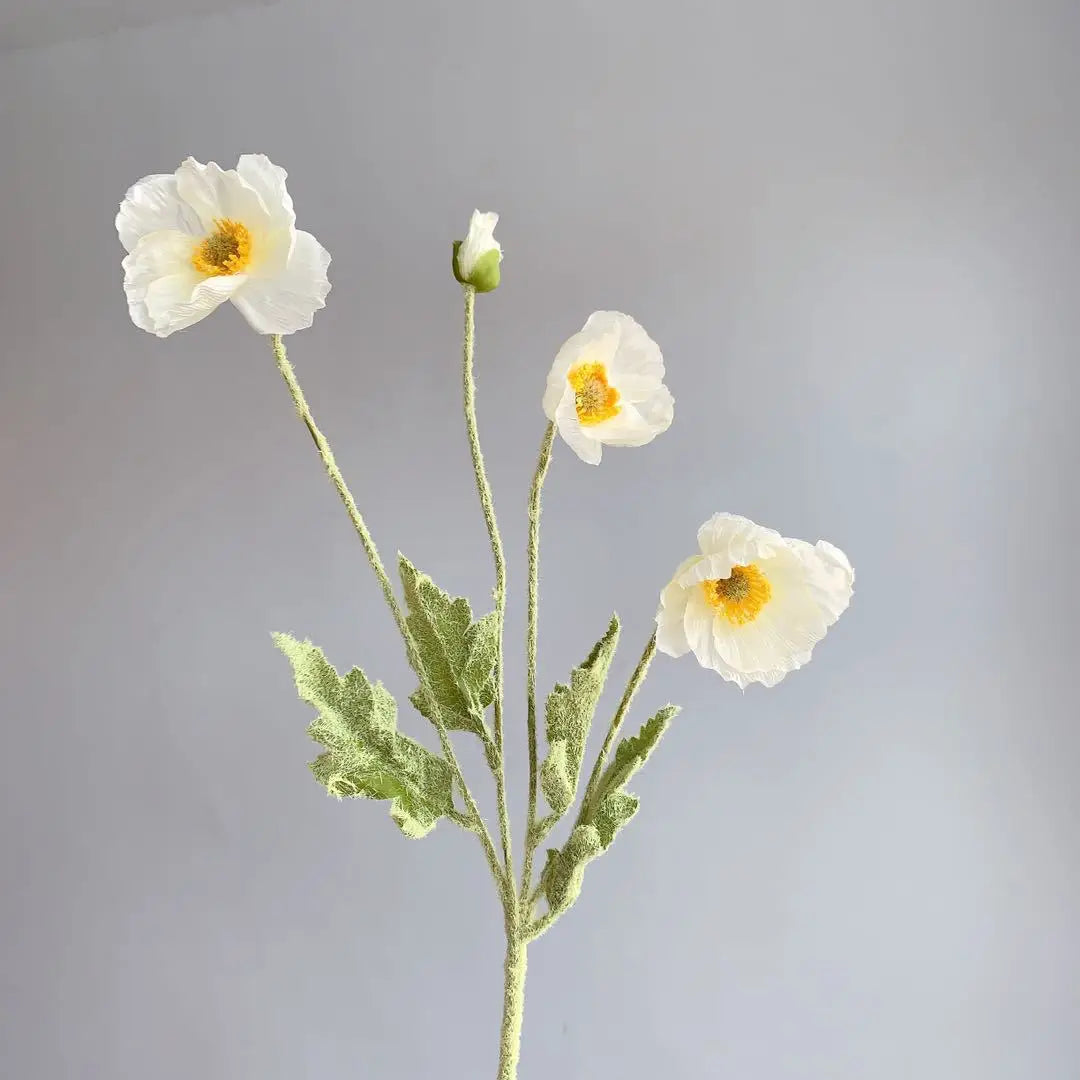 Artificial Poppy Silk Flowers