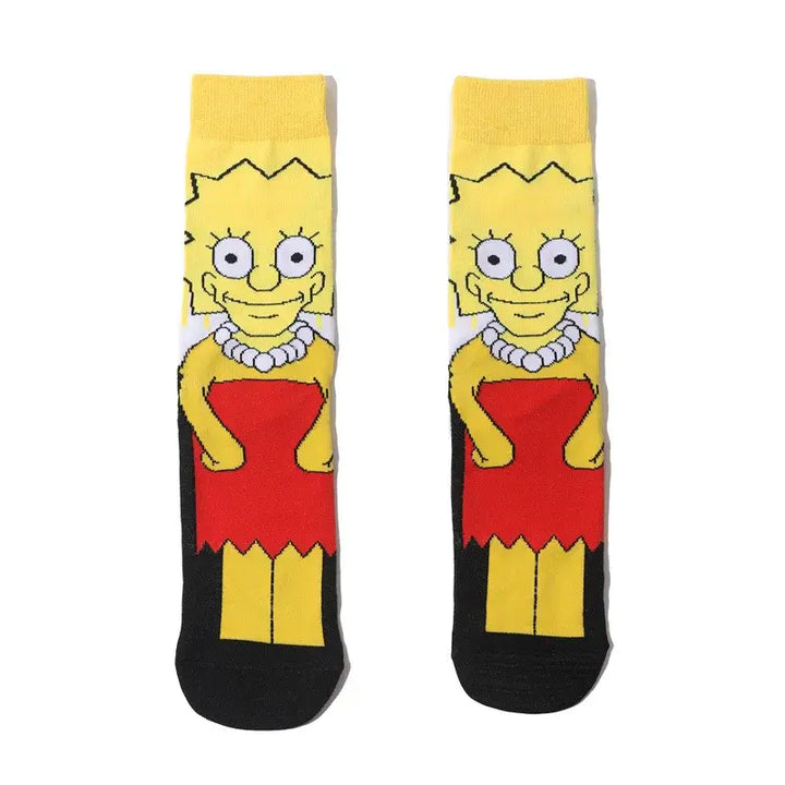 Funny Simpsons Cartoon Socks