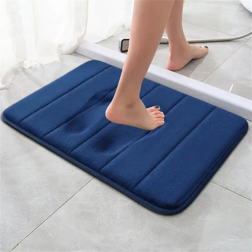 Super Absorbent Non-Slip Bath Mat - Soft Memory Foam Rug