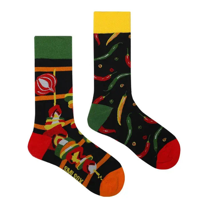 Colorful Food Cotton Socks