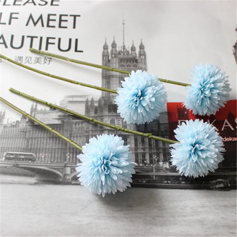 Artificial Chrysanthemum Dandelion Ball Flower