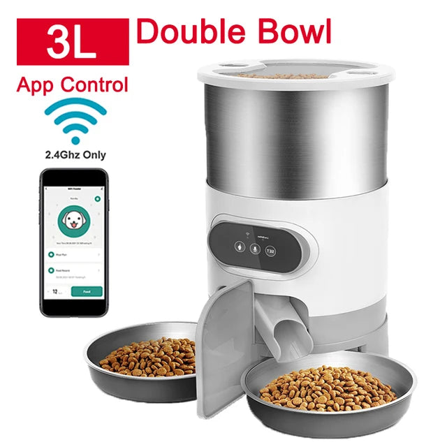 Smart Automatic Pet Feeder with App Control