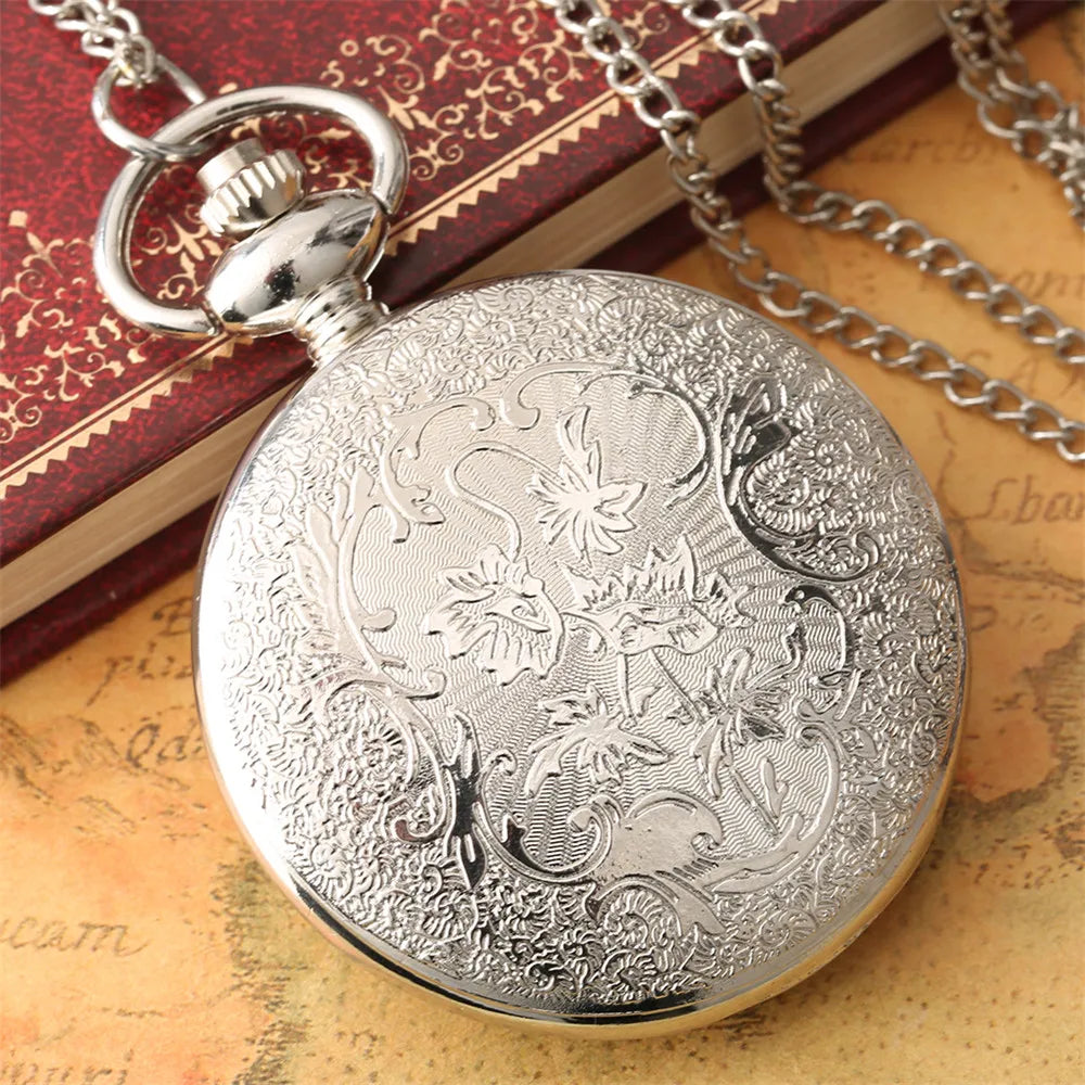 Vintage Kuroshitsuji Black Butler Quartz Pocket Watch