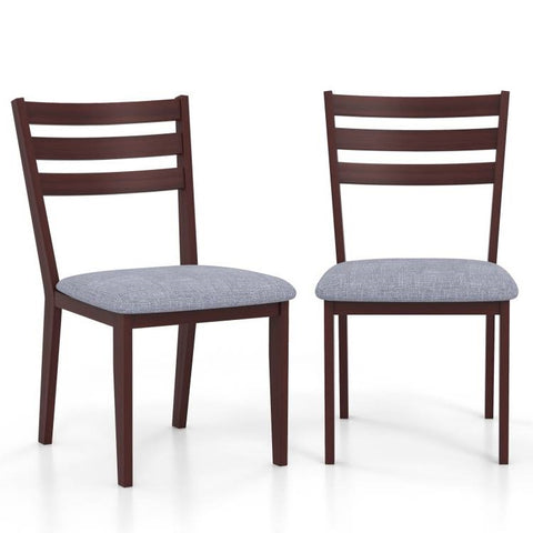 Set of 2 Modern Farmhouse Solid Wood Dining Chair