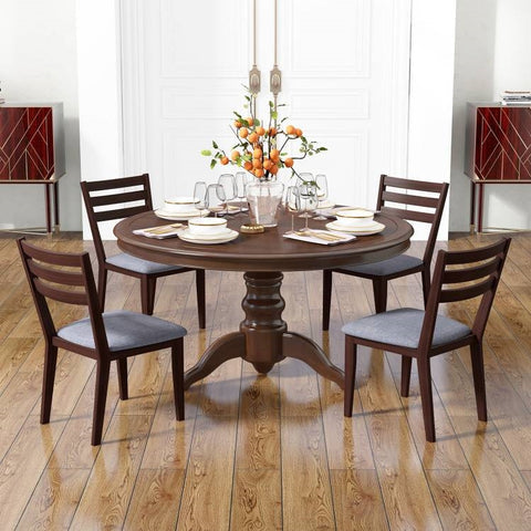 Set of 2 Modern Farmhouse Solid Wood Dining Chair