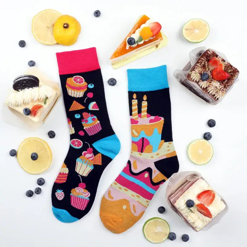 Colorful Food Cotton Socks