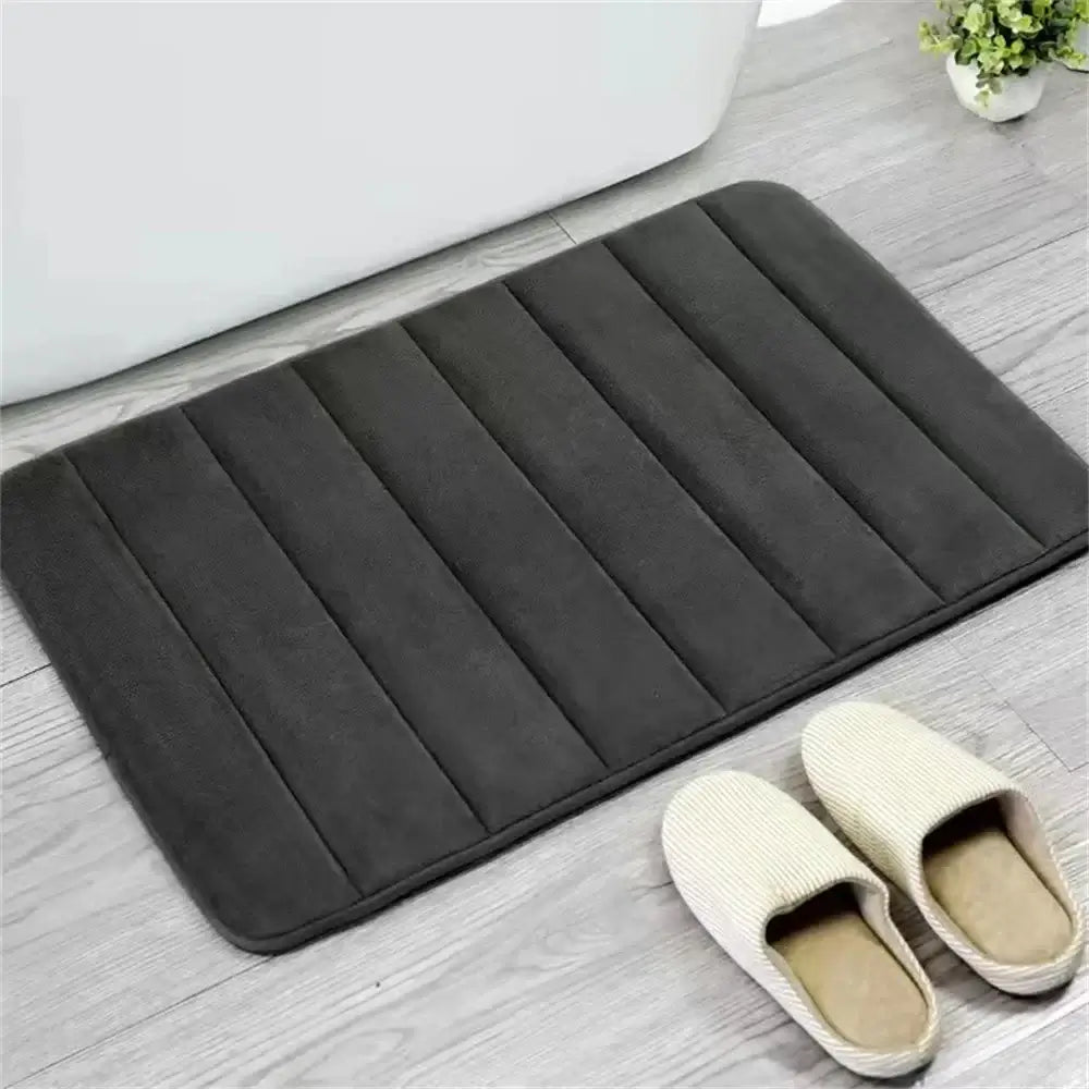 Super Absorbent Non-Slip Bath Mat - Soft Memory Foam Rug