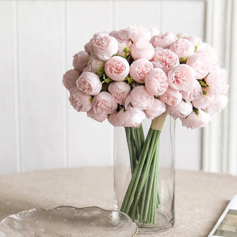 Artificial Peony Silk Bouquet