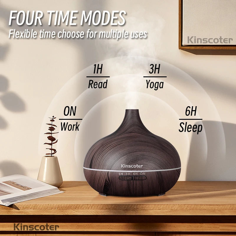 High Quality Wood Grain Aromatherapy Essential Oil Diffuser