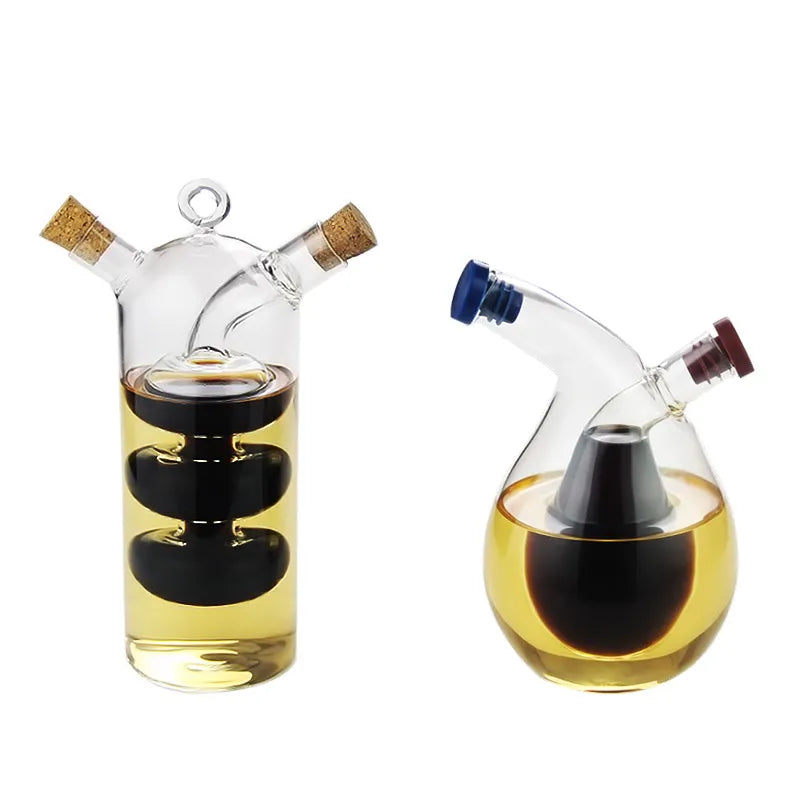 2-in-1 Oil & Vinegar Glass Dispenser