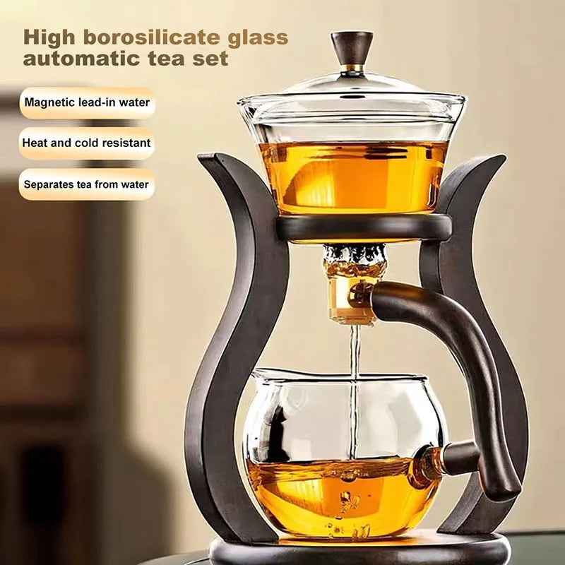 Automatic Tea Maker Set - Heat-Resistant Glass