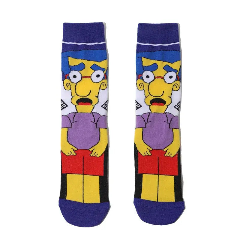 Funny Simpsons Cartoon Socks