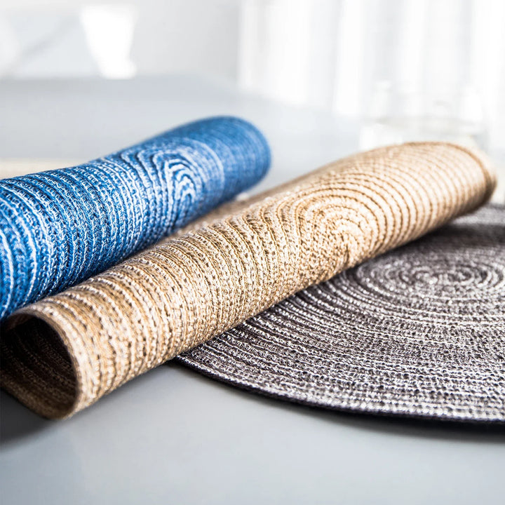 Elegant Ramie Linen Placemats for Dining | Home Decor