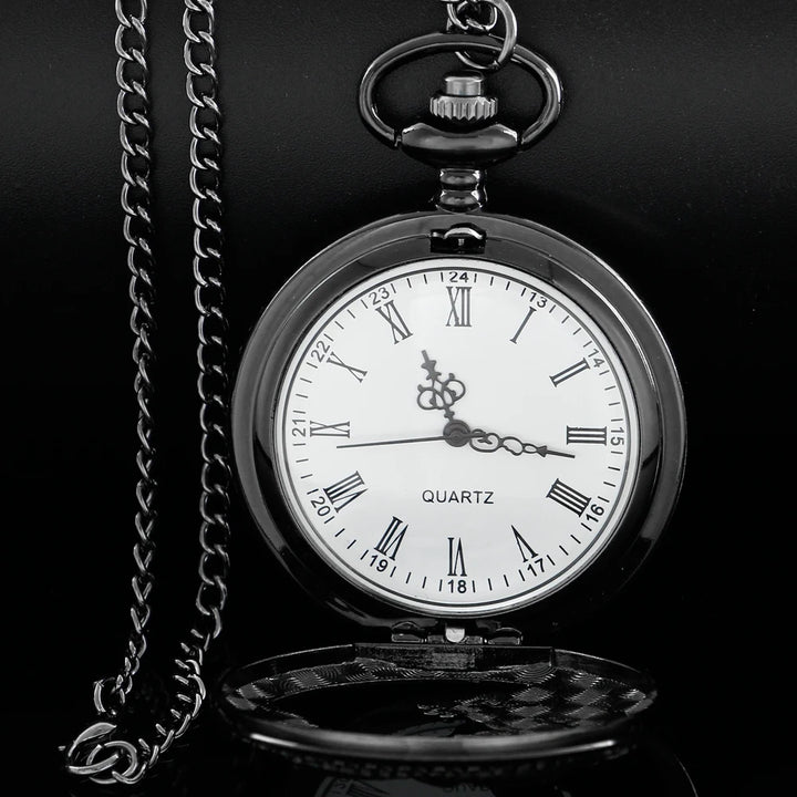 Silver Dragon-Shaped Pocket Watch