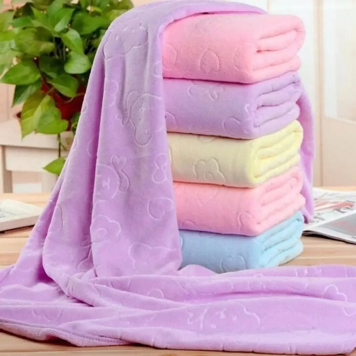 Quick-Dry Large Shower Towel - Soft Microfiber Bathrobe